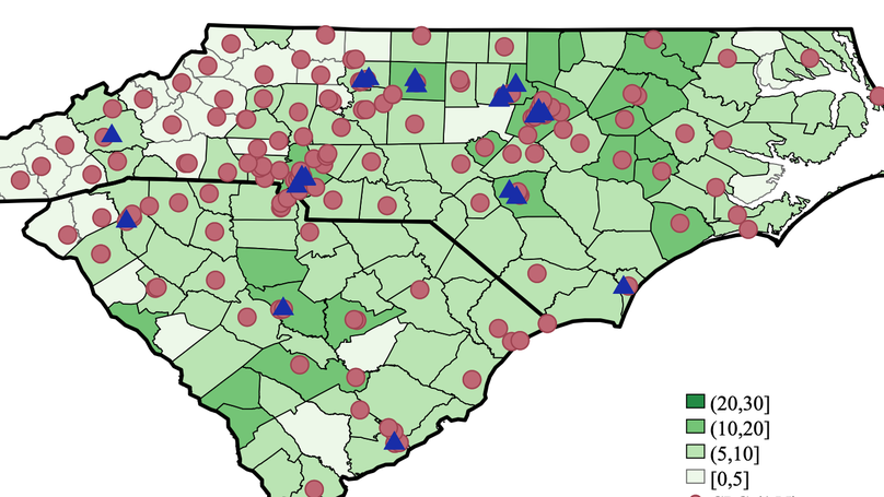 How Crisis Pregnancy Centers Spread Across the Carolinas
